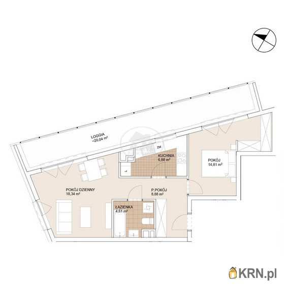 Mieszkanie  na sprzedaż, Wrocław, Stare Miasto, ul. Gnieźnieńska, 2 pokojowe