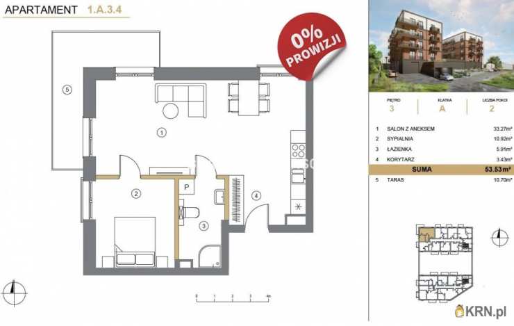 Mieszkanie  na sprzedaż, Wieliczka, ul. A. Asnyka, 2 pokojowe