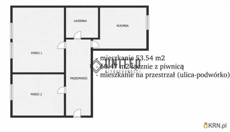 2 pokojowe, Mieszkanie  na sprzedaż, Wrocław, ul. 