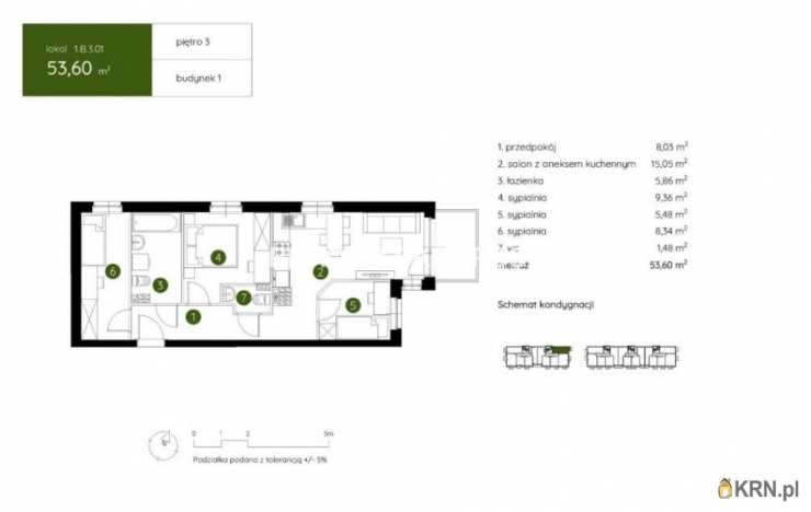 4 pokojowe, Kraków, Prądnik Biały, ul. Pękowicka, Mieszkanie  na sprzedaż