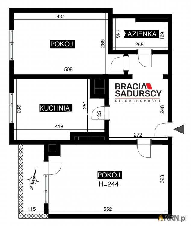 Mieszkanie  na sprzedaż, 2 pokojowe, Kraków, Mistrzejowice, ul. Oświecenia