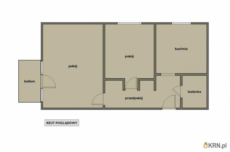 Mieszkanie  na sprzedaż, 2 pokojowe, Skawina, ul. Wesoła
