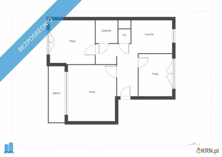 3 pokojowe, Mieszkanie  na sprzedaż, Gdynia, Pogórze, ul. Porębskiego