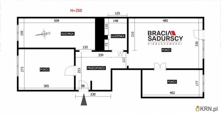 3 pokojowe, Kraków, Prądnik Biały/Azory, ul. B. Czerwieńskiego, Mieszkanie  na sprzedaż