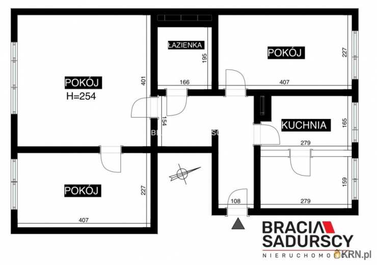 3 pokojowe, Kraków, Bieńczyce, ul. J. Strusia, Mieszkanie  na sprzedaż