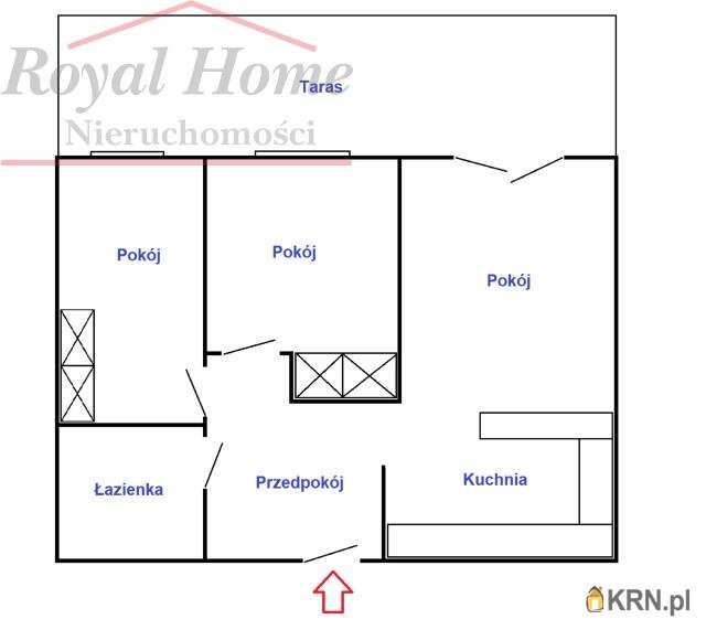 Royal Home, Mieszkanie  na sprzedaż, Wrocław, Fabryczna/Stabłowice, ul. Arbuzowa