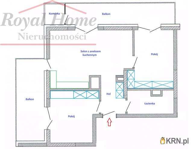 Mieszkanie  na sprzedaż, Wrocław, Psie Pole/Kleczków, ul. W. Reymonta, 3 pokojowe