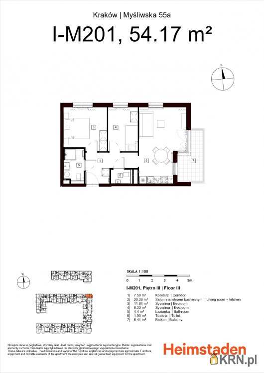 Mieszkanie  na sprzedaż, 4 pokojowe, Kraków, Podgórze/Płaszów, ul. Myśliwska