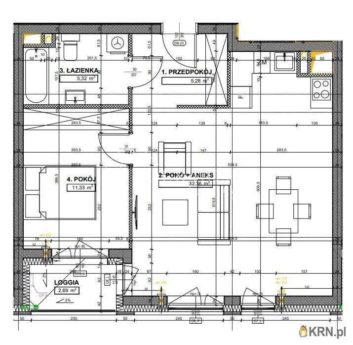 2 pokojowe, Wrocław, ul. , Mieszkanie  na sprzedaż