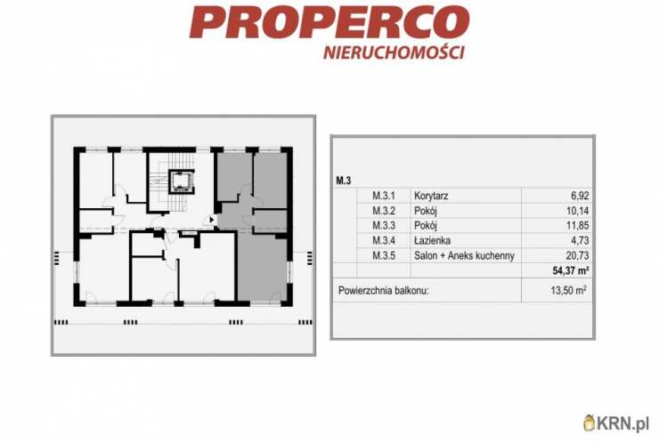 3 pokojowe, Mieszkanie  na sprzedaż, Kielce, Czarnów, ul. Miła