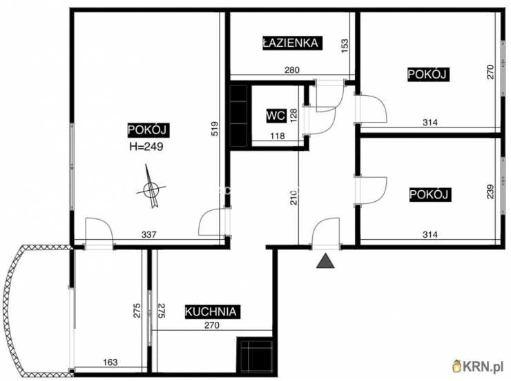 Kraków, Podgórze Duchackie/Kurdwanów, ul. M. i B. Wysłouchów, Mieszkanie  na sprzedaż, 3 pokojowe