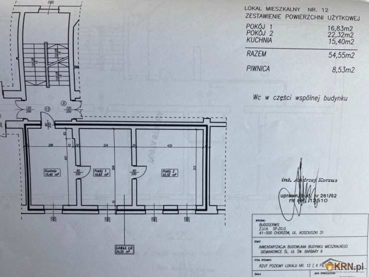 Mieszkanie  na sprzedaż, Siemianowice Śląskie, Centrum, ul. , 2 pokojowe