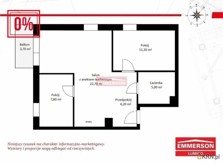 Mieszkanie  na sprzedaż, Kraków, Podgórze, ul. , 3 pokojowe