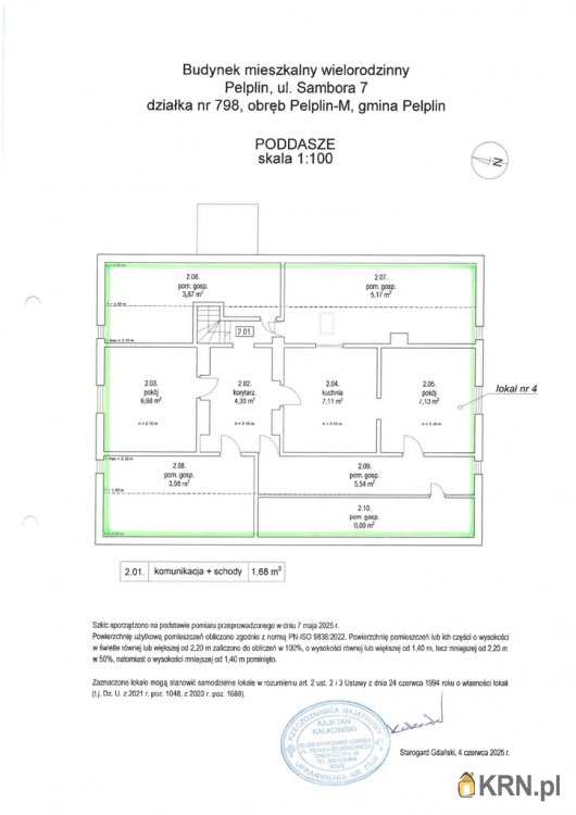 Mieszkanie  na sprzedaż, Pelplin, ul. , 2 pokojowe