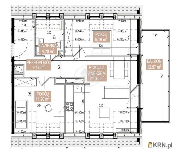 Mieszkanie  na sprzedaż, 3 pokojowe, Wrocław, Krzyki/Gaj, ul. Świeradowska
