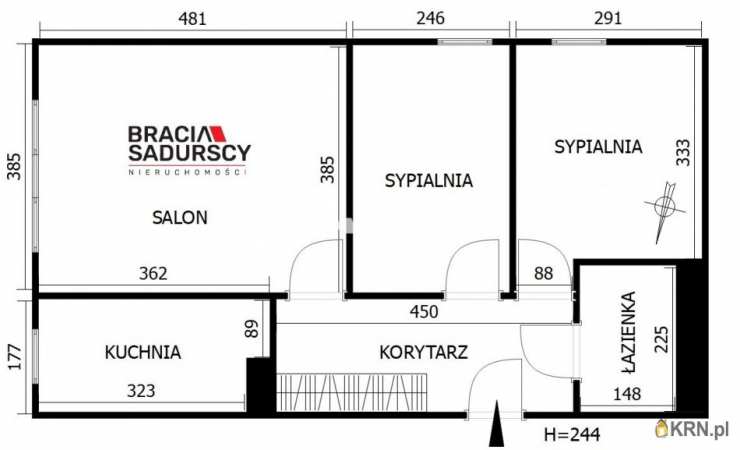 Kraków, Wzgórza Krzesławickie, ul. Na Stoku, Mieszkanie  na sprzedaż, 3 pokojowe