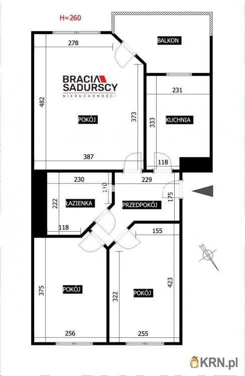 Mieszkanie  do wynajęcia, Kraków, Bronowice/Bronowice Małe, ul. Grenadierów, 3 pokojowe