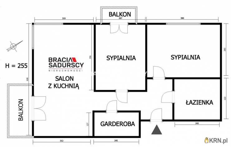BRACIA SADURSCY ODDZIAŁ BS4 KROWODRZA, Mieszkanie  do wynajęcia, Kraków, Podgórze/Zabłocie, ul. 