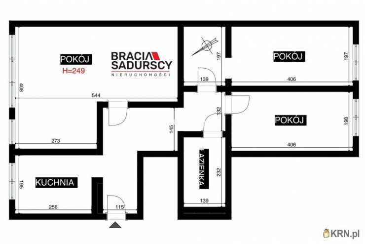 Kraków, Bieńczyce, ul. Kazimierzowskie, 3 pokojowe, Mieszkanie  na sprzedaż