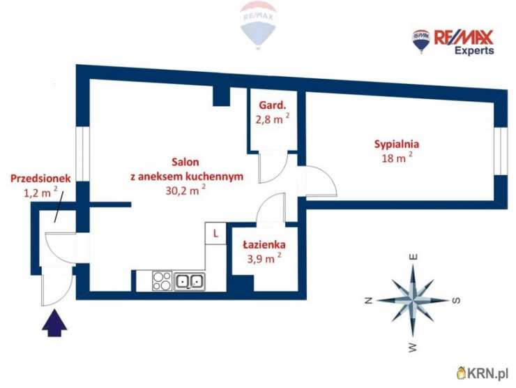 Poznań, Jeżyce, ul. , 2 pokojowe, Mieszkanie  na sprzedaż