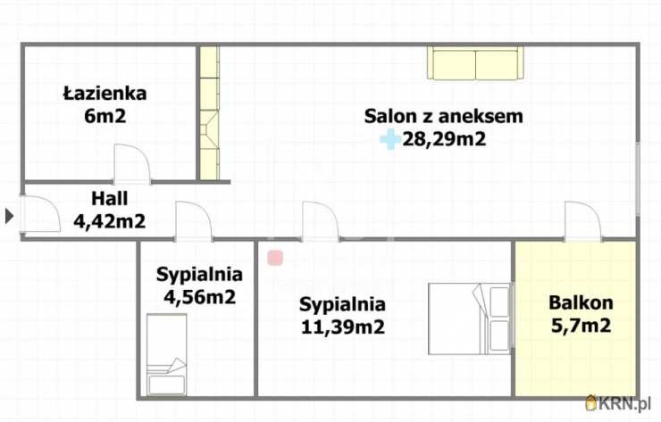 Mieszkanie  na sprzedaż, Warszawa, Wilanów, ul. Rzeczypospolitej, 3 pokojowe
