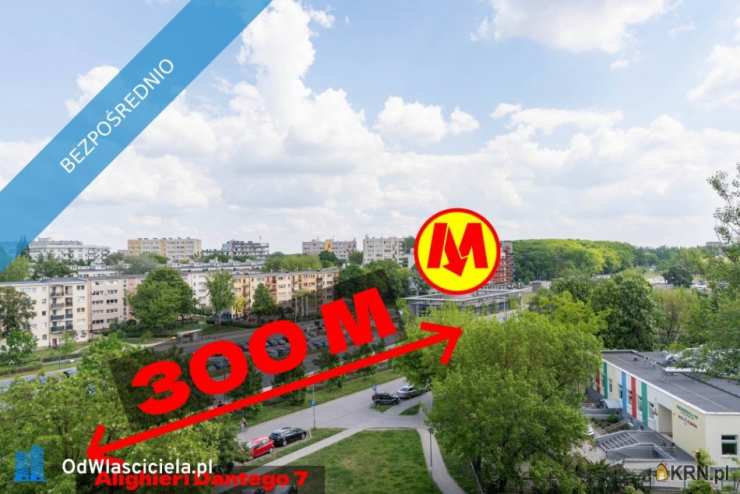 Warszawa, Bielany, ul. Dantego, 3 pokojowe, Mieszkanie  na sprzedaż