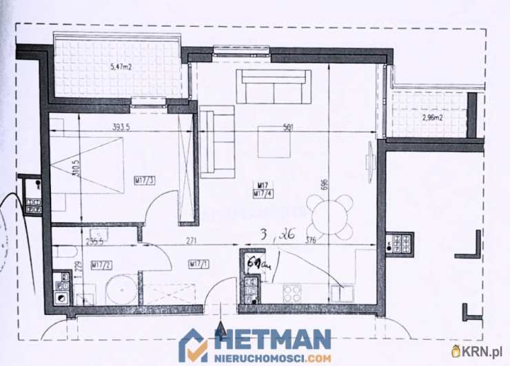 Skórzewo, ul. , 2 pokojowe, Mieszkanie  na sprzedaż