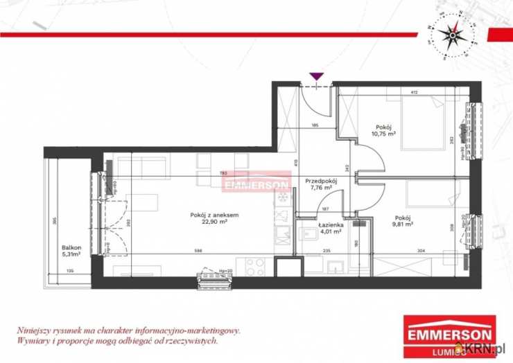 Kraków, Podgórze Duchackie, ul. , 3 pokojowe, Mieszkanie  na sprzedaż
