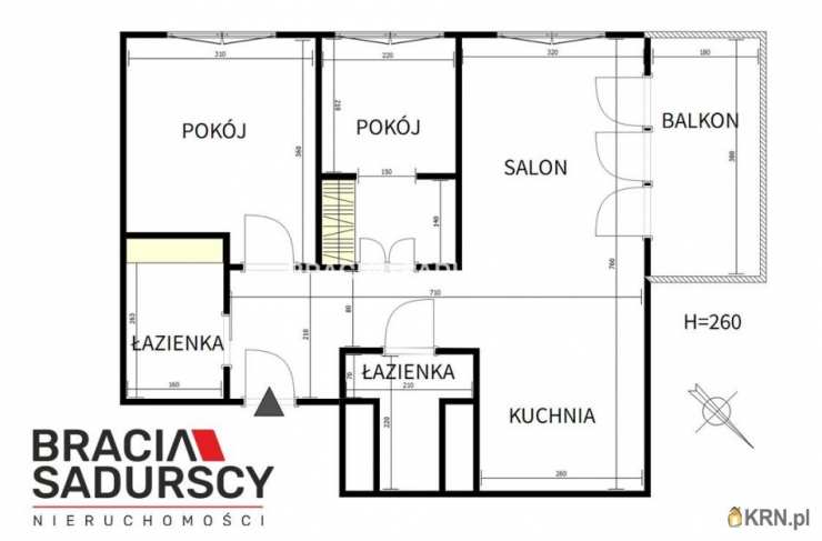 Kraków, Dębniki/Ruczaj, ul. Lubostroń, Mieszkanie  na sprzedaż, 3 pokojowe