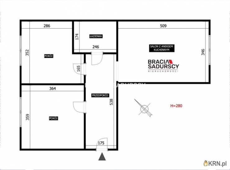 Kraków, Nowa Huta, ul. Krakowiaków, Mieszkanie  na sprzedaż, 3 pokojowe