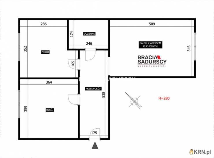 Bracia Sadurscy Oddział BS1 Kapelanka, Mieszkanie  na sprzedaż, Kraków, Nowa Huta, ul. Krakowiaków