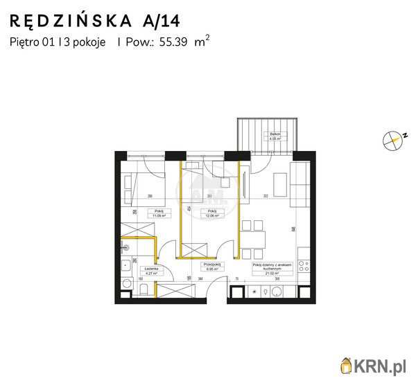 3 pokojowe, Wrocław, Fabryczna/Maślice, ul. Rędzińska, Mieszkanie  na sprzedaż