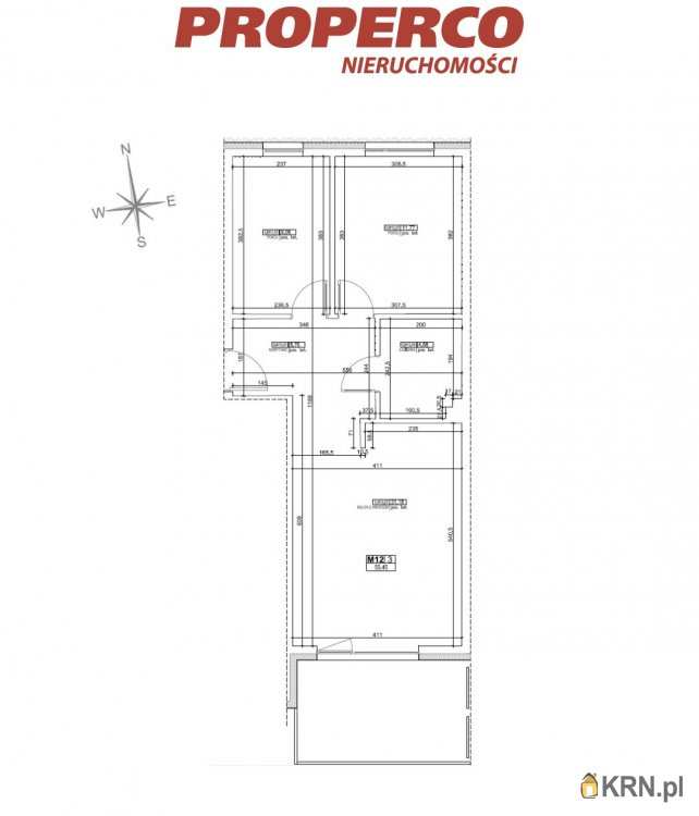 3 pokojowe, Kielce, Pod Telegrafem, ul. J. Karskiego, Mieszkanie  na sprzedaż