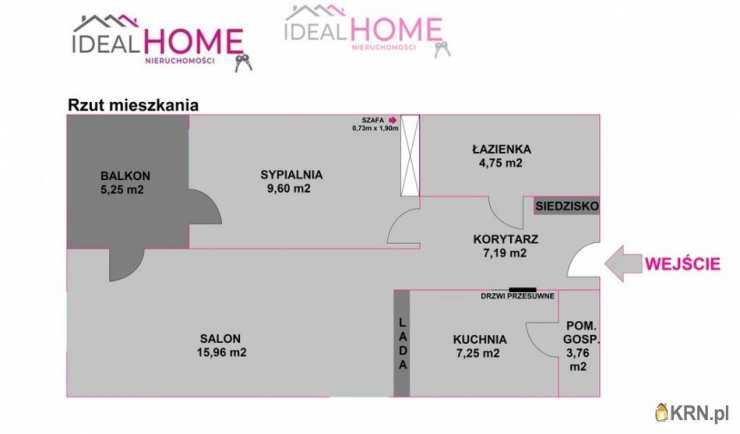 2 pokojowe, Rzeszów, ul. , Mieszkanie  na sprzedaż