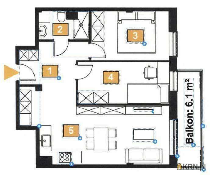 Mieszkanie  na sprzedaż, Rudna Mała, ul. , 3 pokojowe