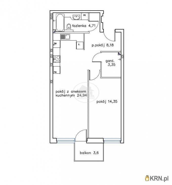 Mieszkanie  na sprzedaż, 2 pokojowe, Wrocław, Krzyki, ul. Cukrowa