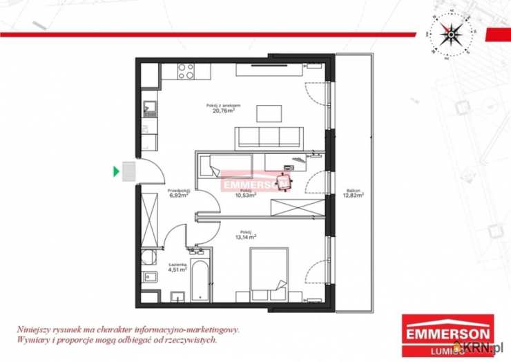 3 pokojowe, Mieszkanie  na sprzedaż, Kraków, Podgórze Duchackie/Wola Duchacka, ul. 