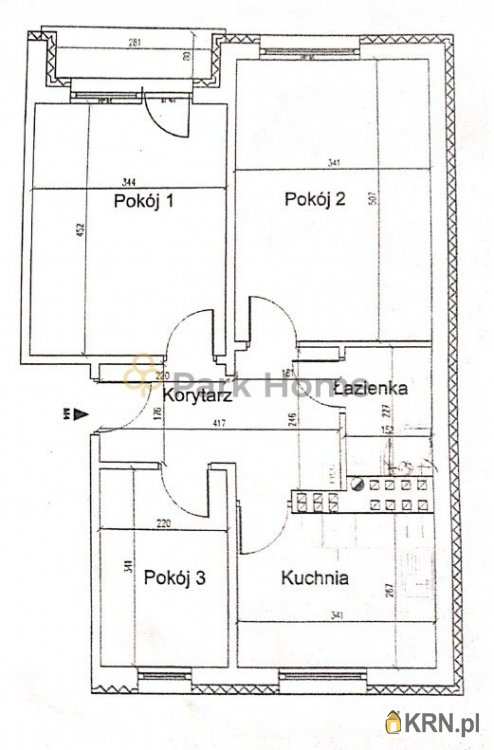 3 pokojowe, Mieszkanie  na sprzedaż, Zadory, ul. 