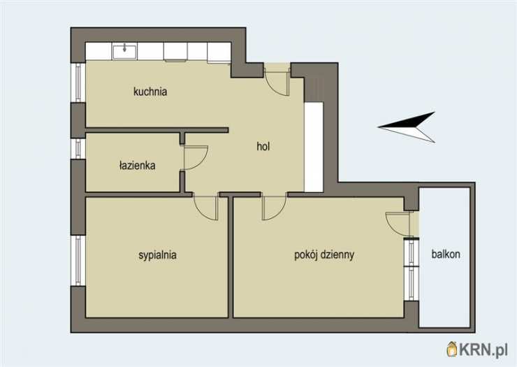 Gdynia, Śródmieście, ul. Starowiejska, 2 pokojowe, Mieszkanie  na sprzedaż