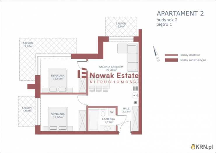 Mieszkanie  na sprzedaż, Bańska Niżna, ul. Papieska, 3 pokojowe