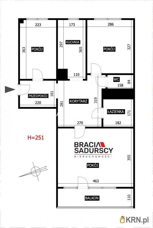 3 pokojowe, Mieszkanie  na sprzedaż, Kraków, Podgórze Duchackie, ul. Podedworze