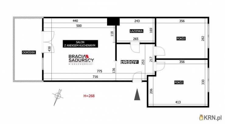 Kraków, Podgórze Duchackie, ul. W. Sławka, Mieszkanie  na sprzedaż, 3 pokojowe