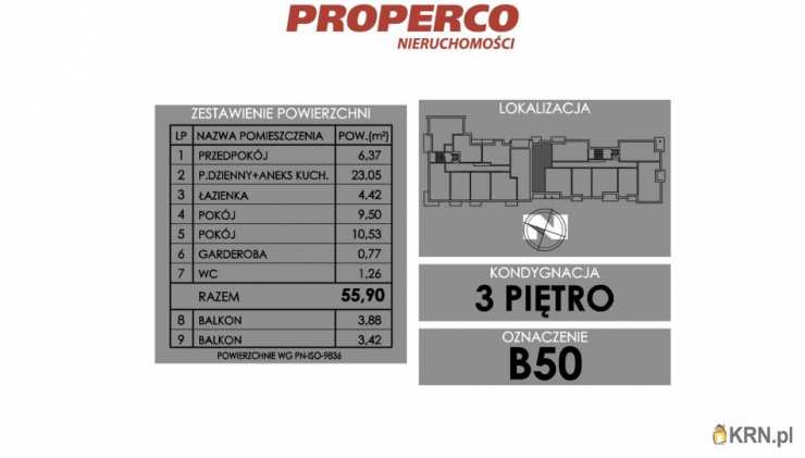 PROPERCO Sp. z o.o. Sp. k. , Mieszkanie  na sprzedaż, Skarżysko-Kamienna, ul. Żeromskiego