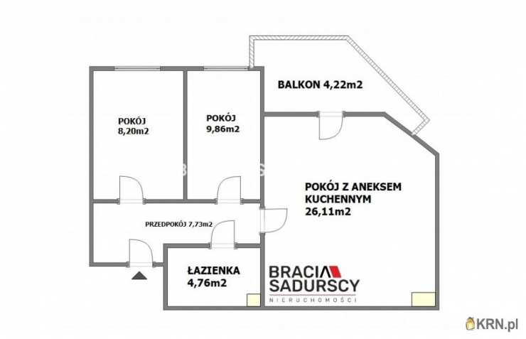 Kraków, Prądnik Biały/Żabiniec, ul. , Mieszkanie  do wynajęcia, 3 pokojowe