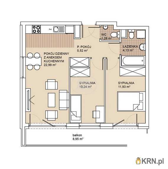 Mieszkanie  na sprzedaż, 3 pokojowe, Wrocław, Psie Pole/Sołtysowice, ul. 