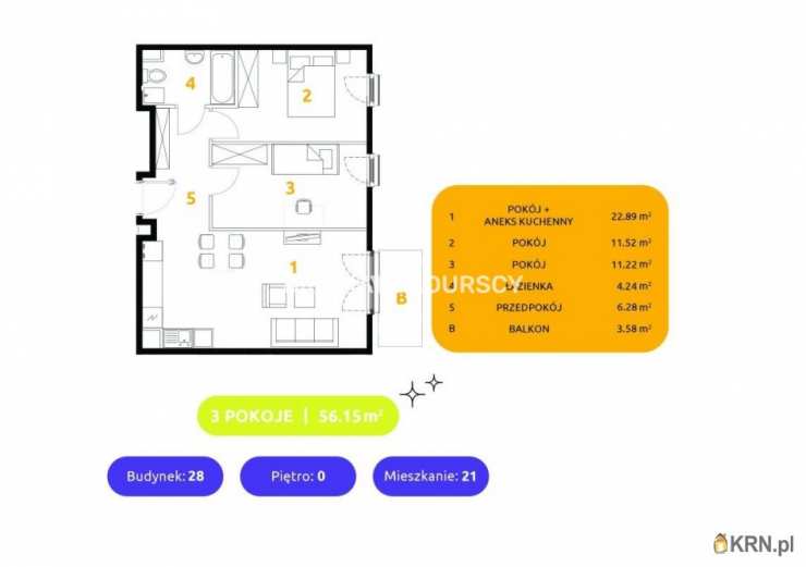 Bracia Sadurscy Oddział BS2 Rynek Pierwotny, Mieszkanie  na sprzedaż, Kraków, Prądnik Biały, ul. 29 Listopada