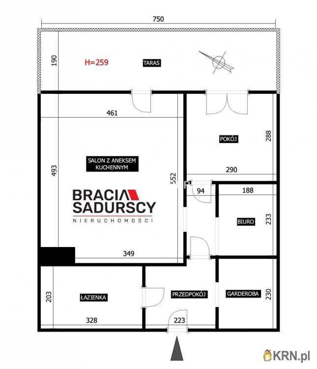 Kraków, Krowodrza/Łobzów, ul. F. Chopina, Mieszkanie  na sprzedaż, 2 pokojowe