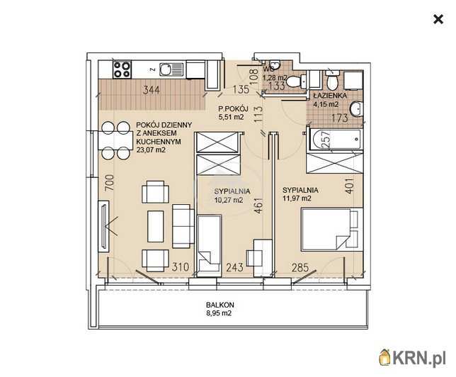 Mieszkanie  na sprzedaż, Wrocław, Psie Pole/Sołtysowice, ul. , 3 pokojowe