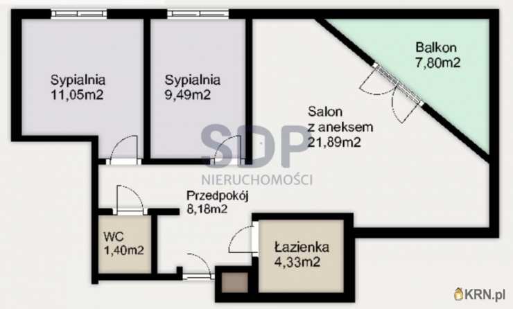 Mieszkanie  na sprzedaż, 3 pokojowe, Wrocław, Psie Pole/Zakrzów, ul. Odolanowska