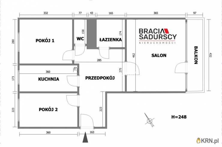 Kraków, Bronowice/Bronowice Małe, ul. Jabłonkowska, Mieszkanie  na sprzedaż, 3 pokojowe
